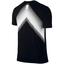Nike Mens Rafa T-Shirt - Black/White - thumbnail image 2