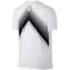 Nike Mens Rafa T-Shirt - White/Black - thumbnail image 2