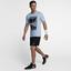 Nike Mens Court Dry Tennis Tee - Hydrogen Blue/Black - thumbnail image 4