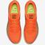 Nike Mens Zoom Vapor 9.5 Flyknit Tennis Shoes - Hyper Orange - thumbnail image 4