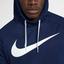 Nike Mens Dry Training Hoodie - Blue Void/Black - thumbnail image 4