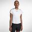 Nike Womens Zonal Cooling Tennis Top - White/Black - thumbnail image 3