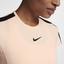 Nike Womens Zonal Cooling Tennis Top - Crimson Tint/Black - thumbnail image 2