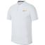 Nike Mens Dri-FIT Advantage Polo - White/Gold Leaf - thumbnail image 1