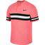 Nike Mens Advantage Tennis Polo - Lava Glow/Black - thumbnail image 1