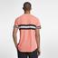 Nike Mens Advantage Tennis Polo - Lava Glow/Black - thumbnail image 5