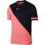 Nike Mens Zonal Cooling Challenger Tennis Top - Lava Glow/Black