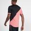 Nike Mens Zonal Cooling Challenger Tennis Top - Lava Glow/Black - thumbnail image 4