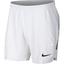Nike Mens Court Flex Ace 7 Inch Shorts - White/Black - thumbnail image 1