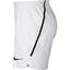 Nike Mens Court Flex Ace 7 Inch Shorts - White/Black - thumbnail image 3