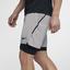 Nike Mens Flex Ace 7 Inch 2-in-1 Tennis Shorts - Grey/Black - thumbnail image 4