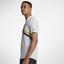 Nike Mens Zonal Cooling RF Advantage Top - Vast Grey/Bright Citron - thumbnail image 4