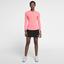 Nike Womens Pure Half-Zip Tennis Top - Lava Glow/White - thumbnail image 6