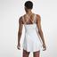 Nike Womens Maria Tennis Dress - White/Goldleaf - thumbnail image 2