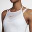 Nike Womens Maria Tennis Dress - White/Goldleaf - thumbnail image 3