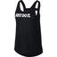 Nike Womens Breathe Elastike Tank Top - Black/White - thumbnail image 1