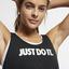Nike Womens Breathe Elastike Tank Top - Black/White - thumbnail image 5