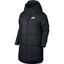 Nike Womens Sportswear Advance 15 Parka - Black/White - thumbnail image 1