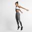 Nike Womens Pro Tights - Grey/Black - thumbnail image 7
