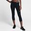Nike Womens Pro Capri Leggings - Black/White - thumbnail image 1