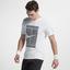 Nike Mens Court Tennis T-Shirt - White/Black - thumbnail image 1