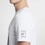 Nike Mens Court Tennis T-Shirt - White/Black - thumbnail image 2