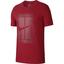 Nike Mens Court Tennis T-Shirt - Gym Red/Team Red - thumbnail image 1