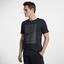 Nike Mens Court Tennis T-Shirt - Black/Anthracite - thumbnail image 1