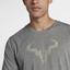 Nike Mens Dry Rafa T-Shirt - Dark Grey Heather/Black - thumbnail image 5