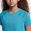 Nike Girls Short Sleeve Running Top - Light Blue Fury - thumbnail image 4