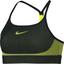 Nike Girls Sports Bra - Black/Volt - thumbnail image 1