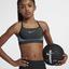 Nike Girls Seamless Sports Bra - Black/Wolf Grey - thumbnail image 3