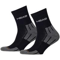 Head Performance Short Crew Socks (3 Pairs) - Black