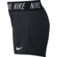 Nike Girls Dry Trophy Shorts - Black/White - thumbnail image 2