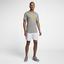 Nike Mens Dry Rafa T-Shirt - Grey Heather/Laser Orange - thumbnail image 6