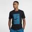 Nike Mens Court Graphic T-Shirt - Black/Neo Turquoise - thumbnail image 6