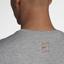 Nike Mens Court Graphic T-Shirt - Dark Grey Heather/Vintage Coral - thumbnail image 5