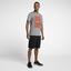 Nike Mens Court Graphic T-Shirt - Dark Grey Heather/Vintage Coral - thumbnail image 6