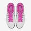 Nike Mens Zoom Cage 3 Tennis Shoes - Platinum Tint/Laser Fuchsia/Thunder Grey