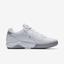 Nike Womens Air Zoom Resistance Tennis Shoes - White/Metallic Silver
