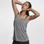 Nike Womens Dry Training Tank - Heather/White - thumbnail image 3