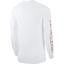 Nike Mens NSW Long Sleeve Top - White/Red - thumbnail image 2