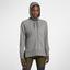 Nike Womens Full-Zip Training Hoodie - Grey - thumbnail image 3