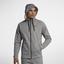 Nike Mens Therma Full Zip Hoodie - Dark Grey/Black - thumbnail image 1