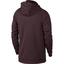 Nike Mens Dry Training Hoodie - Burgundy Crush/Black - thumbnail image 2