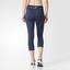 Adidas Womens StellaSport Graphic Tights - Midnight Grey - thumbnail image 5