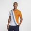 Nike Mens Advantage Tennis Polo - Orange Peel/White - thumbnail image 3