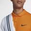 Nike Mens Advantage Tennis Polo - Orange Peel/White - thumbnail image 4
