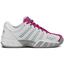 K-Swiss Womens BigShot Light 2.5 Indoor Carpet Tennis Shoes - White/Berry - thumbnail image 1