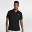 Nike Mens Dri-FIT Tennis Polo - Black/White - thumbnail image 1